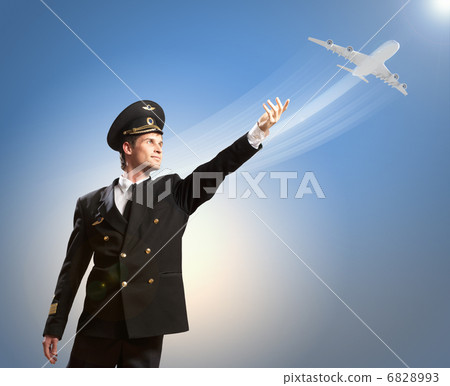Image of pilot touching air 6828993