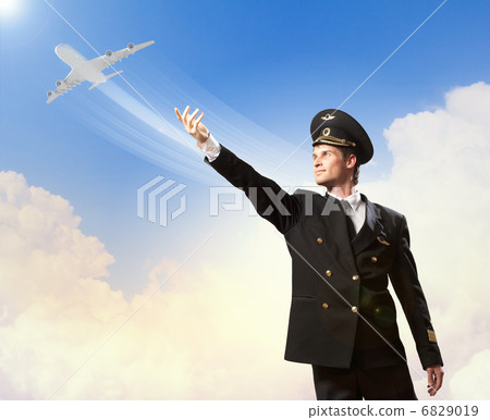Image of pilot touching air 6829019