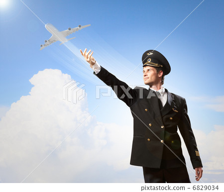 Image of pilot touching air 6829034