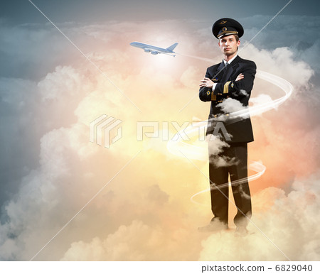 Image of male pilot Image of male pilot 6829040