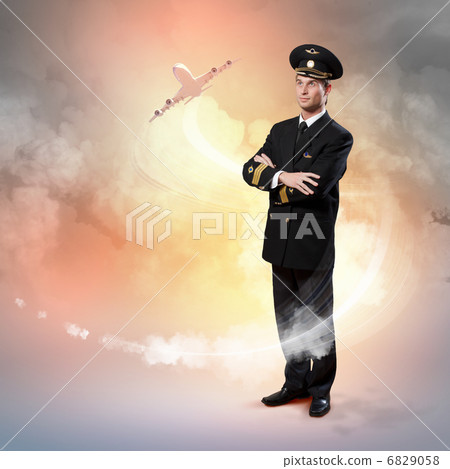 Image of male pilot Image of male pilot 6829058