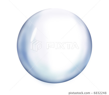 Bubble against white background Bubble against white background 6832248