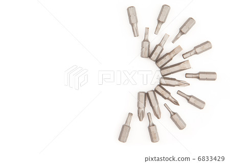 Many of drill attachments 6833429