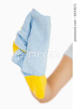 Blue rag for cleaning 6833671
