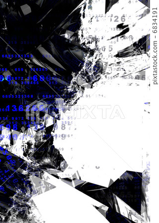 Black and white high-tech art 6834191