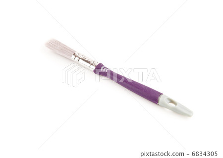 Unused bristle brush lying 6834305