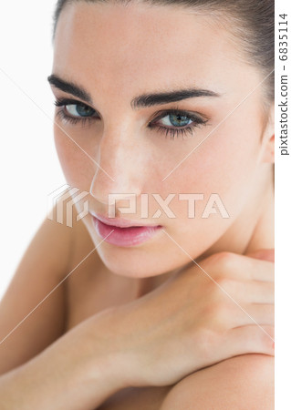 Woman staring at camera 6835114