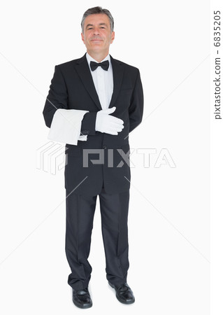 Waiter ready for serving customers 6835205