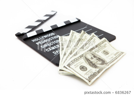 Film slate and money 6836267
