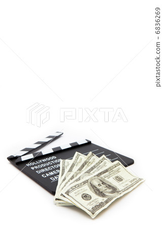 Slate and money lying 6836269