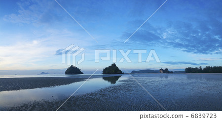 View of Ao Nang beach 6839723