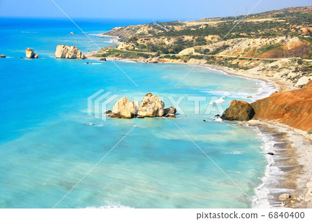 Aphrodite's legendary birthplace in Paphos, Cyprus. Aphrodite's legendary birthplace in Paphos, Cyprus. 6840400