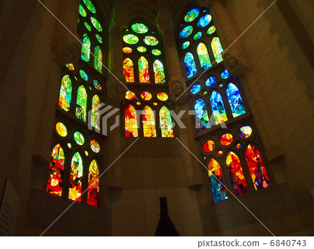 Sagrada Familia's stained glass 6840743