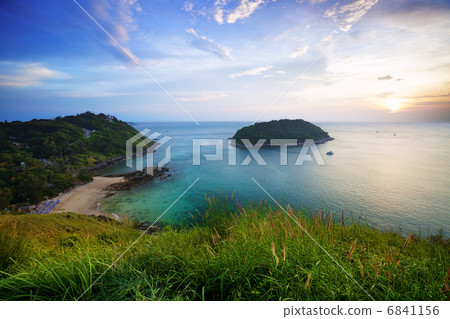 Sunset over Promthep cape 6841156