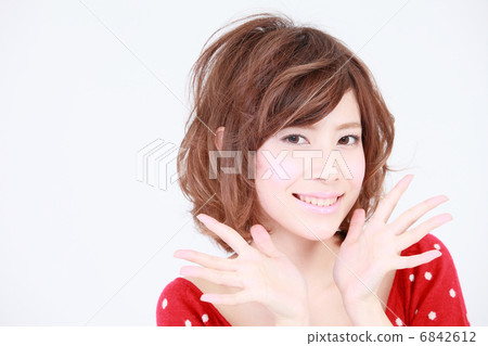 支持的女性 支持的女性 6842612