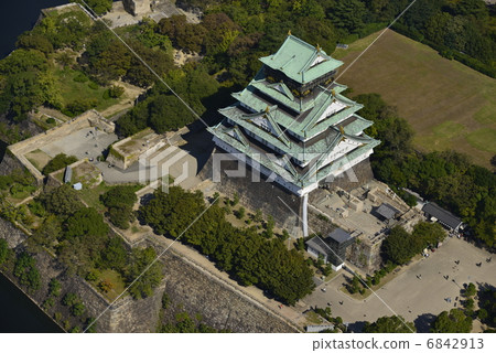 Osaka Castle Aerial Osaka Castle Aerial 6842913