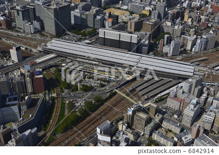 Shin-Osaka Station Aerial Shin-Osaka Station Aerial 6842914