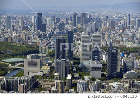 大阪建築群航空攝影 6843120