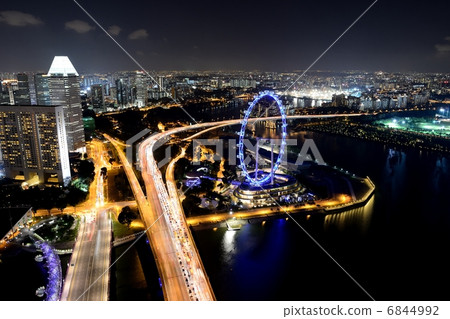 新加坡夜視圖 6844992