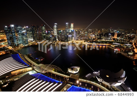 新加坡夜視圖 新加坡夜視圖 6844993