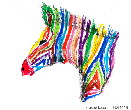 New Year's card material (crayon) New Year's card material (crayon) 6845639