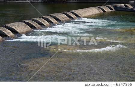 Hirose River and Ataga dam Hirose River and Ataga dam 6847596