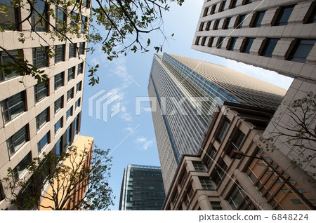 Nihonbashi Mitsui Tower周圍的摩天大樓區 6848224