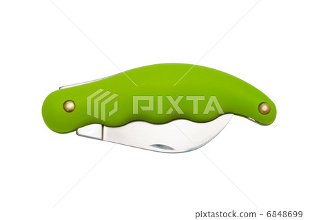 green folding knife 6848699