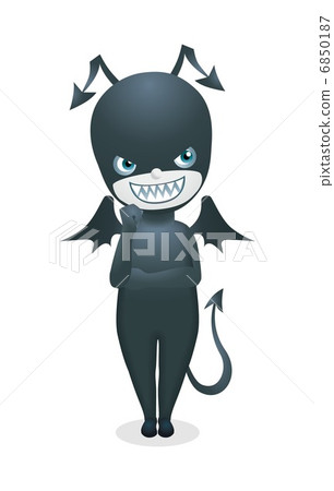 Small devil illustration - Stock Illustration [6850187] - PIXTA