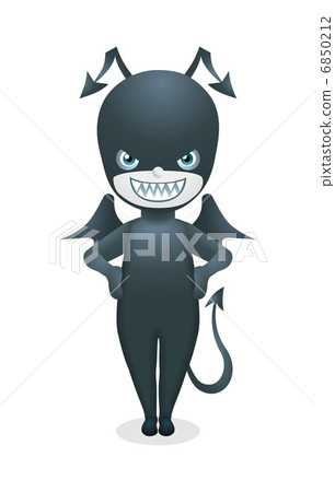 Small devil illustration - Stock Illustration [6850212] - PIXTA