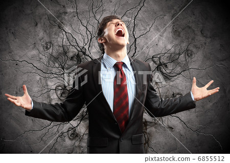 businessman in anger 6855512