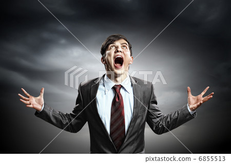businessman in anger 6855513