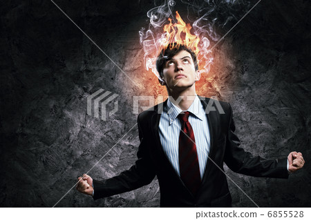 businessman in anger 6855528