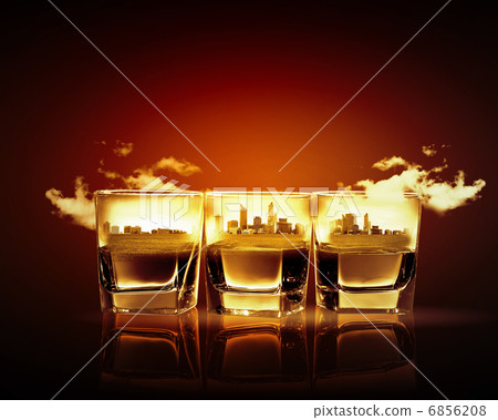 Three glasses of whiskey Three glasses of whiskey 6856208