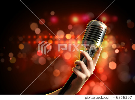 audio microphone retro style 6856397