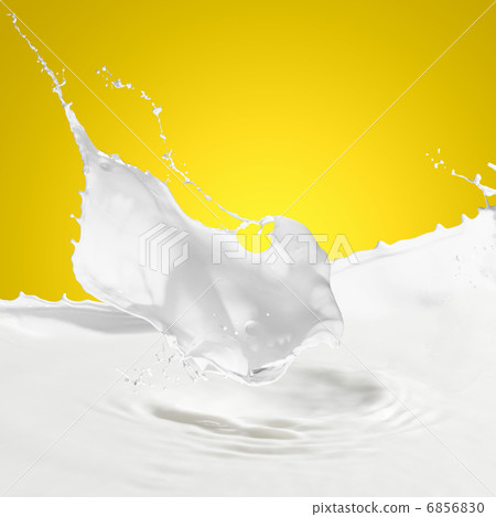 Pouring milk splash Pouring milk splash 6856830
