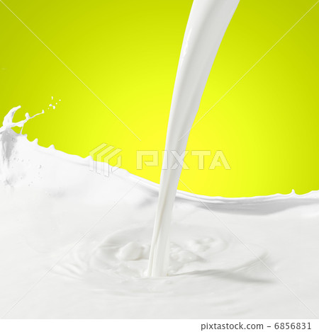 Pouring milk splash Pouring milk splash 6856831