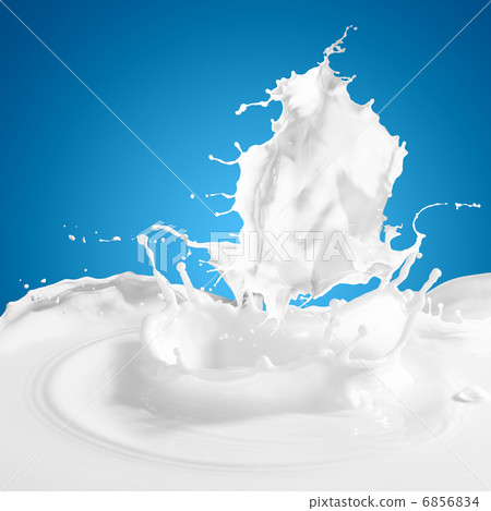 Pouring milk splash 6856834