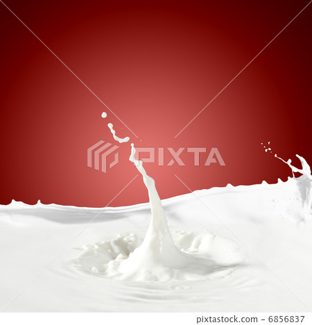Pouring milk splash 6856837