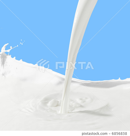 Pouring milk splash Pouring milk splash 6856838