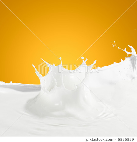 Pouring milk splash Pouring milk splash 6856839