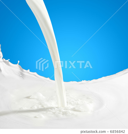 Pouring milk splash Pouring milk splash 6856842