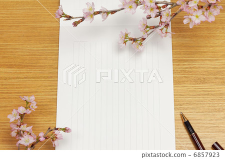 Cherry Blossoms and Stationery Cherry Blossoms and Stationery 6857923