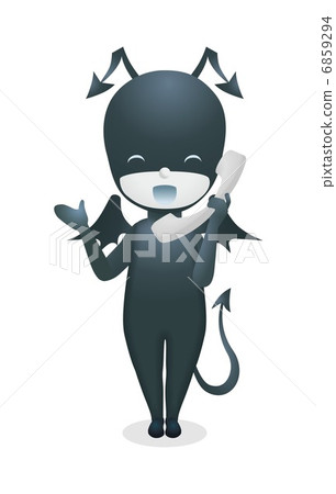 Small devil illustration Small devil illustration 6859294