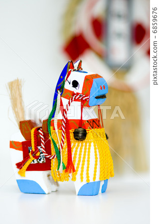 新年材料_馬和新年裝飾 6859676