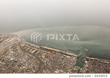 Aerial view of Shogo port in Shizuoka prefecture Aerial view of Shogo port in Shizuoka prefecture 6859910