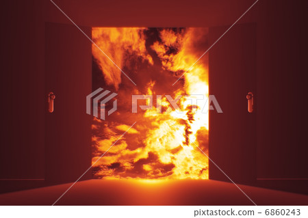 Mysterious Door Heaven Clouds 6860243