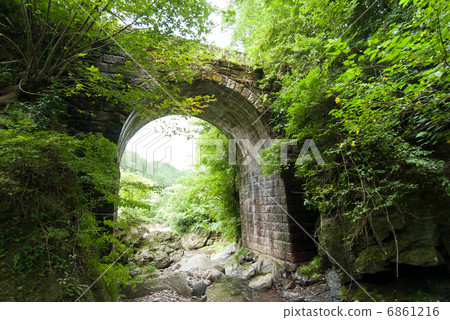 Ishibashi Oita _九州的Mizuhashi橋 Ishibashi Oita _九州的Mizuhashi橋 6861216