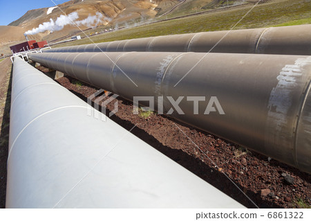 Geothermal Power Station in Iceland 6861322