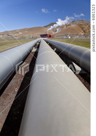 Geothermal Power Station in Iceland Geothermal Power Station in Iceland 6861323